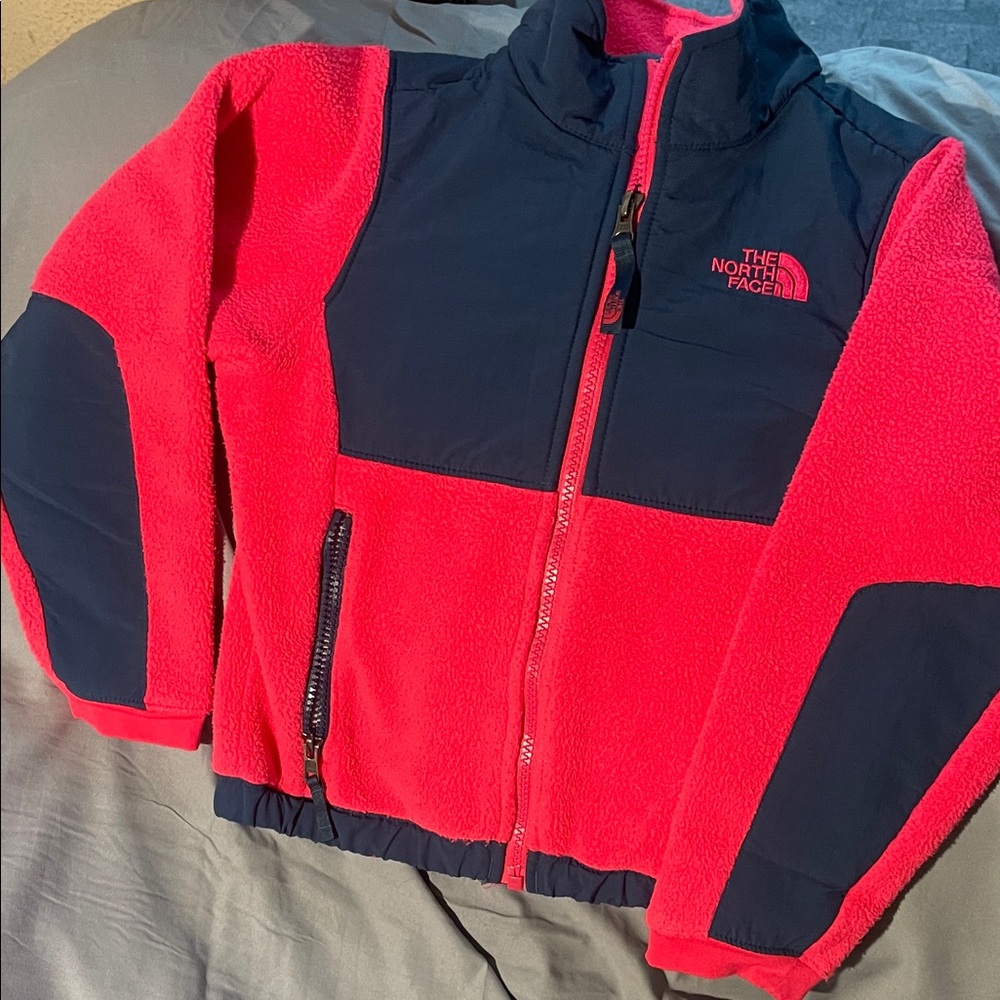 The North Face Kids Puffer Jacket - Pink and Black